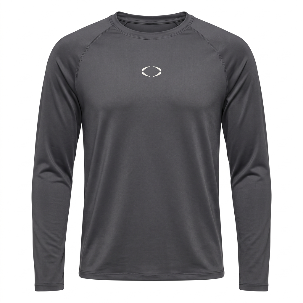 CAMISETA WEPULSE TÉRMICA ESSENCIAL MANGA LONGA CINZA