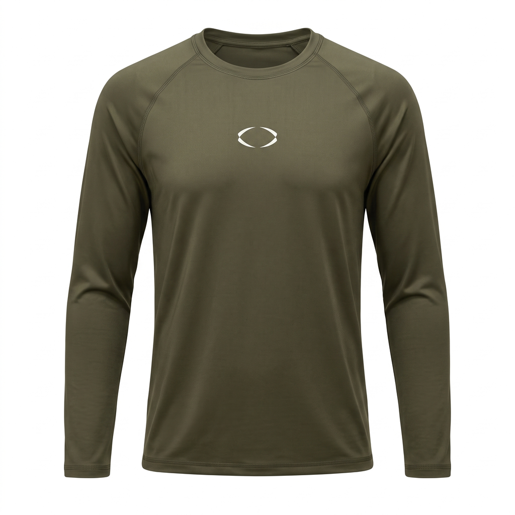 CAMISETA WEPULSE TÉRMICA ESSENCIAL MANGA LONGA VERDE ARMY