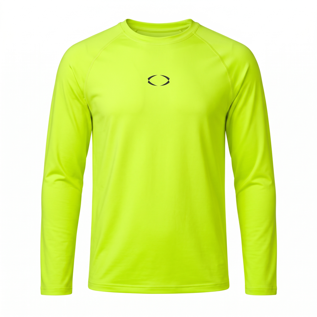 CAMISETA WEPULSE TÉRMICA ESSENCIAL MANGA LONGA VERDE LIMÃO